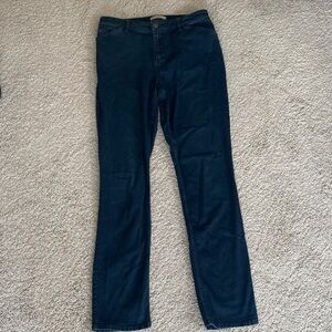 Women’s Dark Blue Straight Jeans TALL 34” inseam